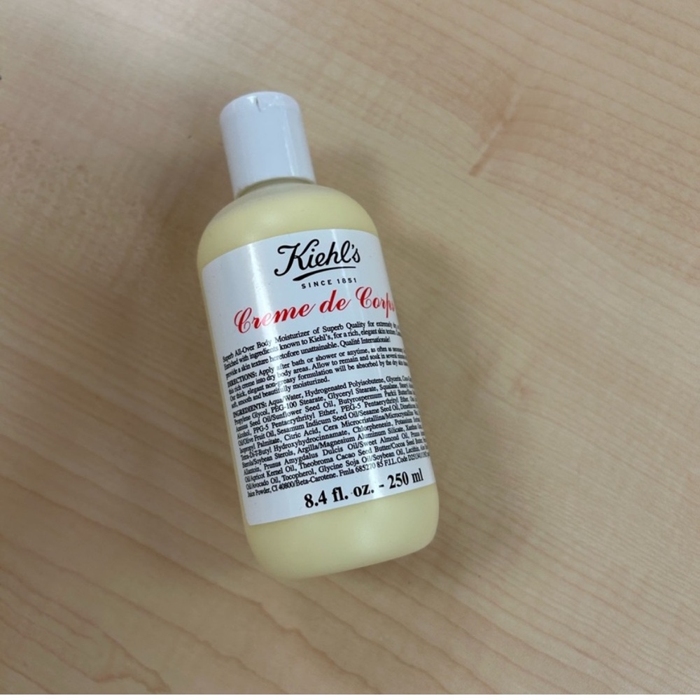 Kiehl's Creme De Corps Body Moisturizer Cream 250ml x2=500mlNew, sealed